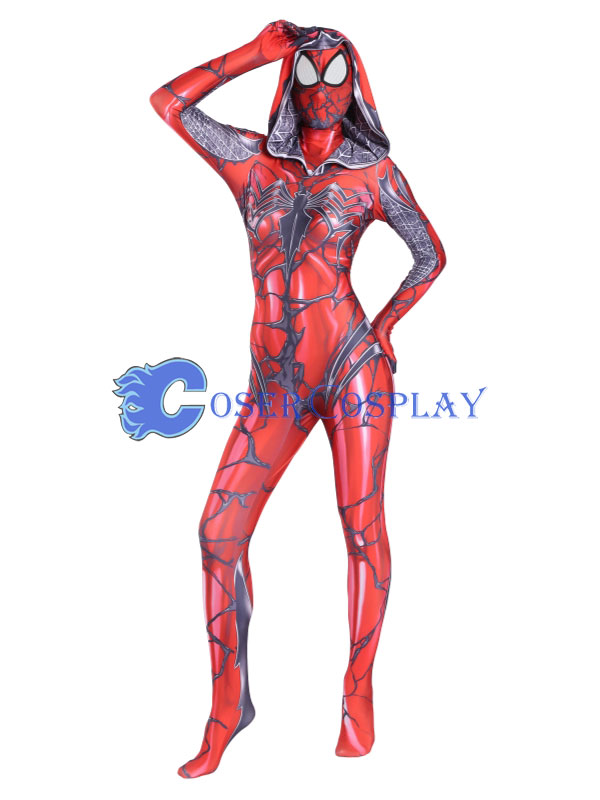 2018 Carnage Gwen Spidergirl Sexy Cosplay Costume